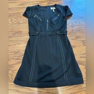 Laundry by Design Black Dress with Zipper Accents